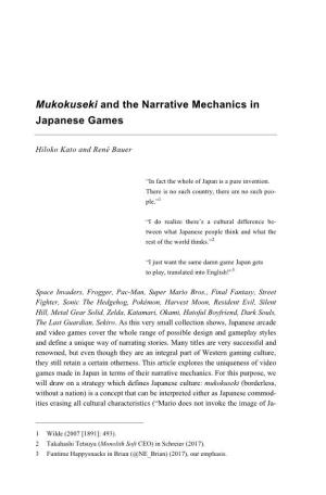 Mukokuseki and the Narrative Mechanics in Japanese Games