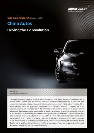 China Autos Driving the EV Revolution