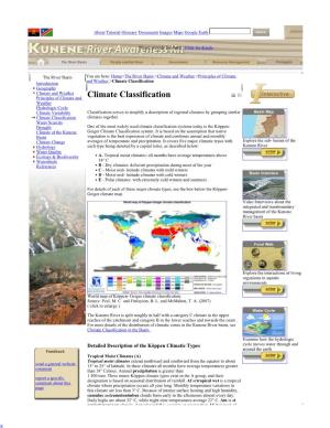 Climate Classification Introduction Geography Climate and Weather Principles of Climate and Climate Classification