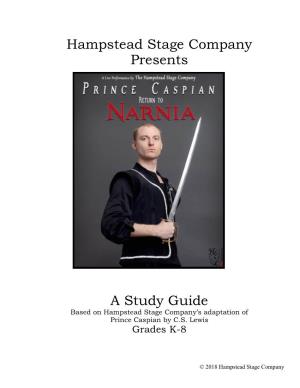 Hampstead Stage Company Presents a Study Guide