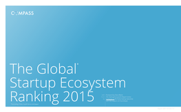 The Global Startup Ecosystem Ranking 2015
