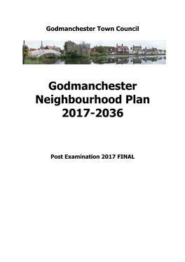 Godmanchester Neighbourhood Plan 2017-2036