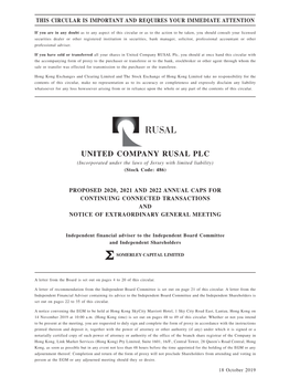 United Company Rusal