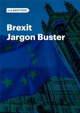 Brexit Jargon Buster