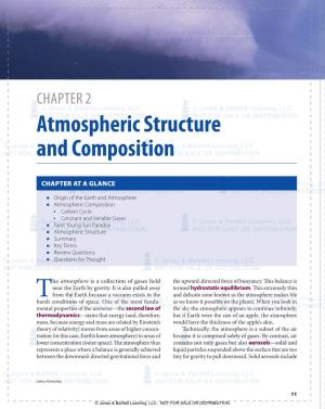 Chapter 2 Atmospheric Structure and Composition