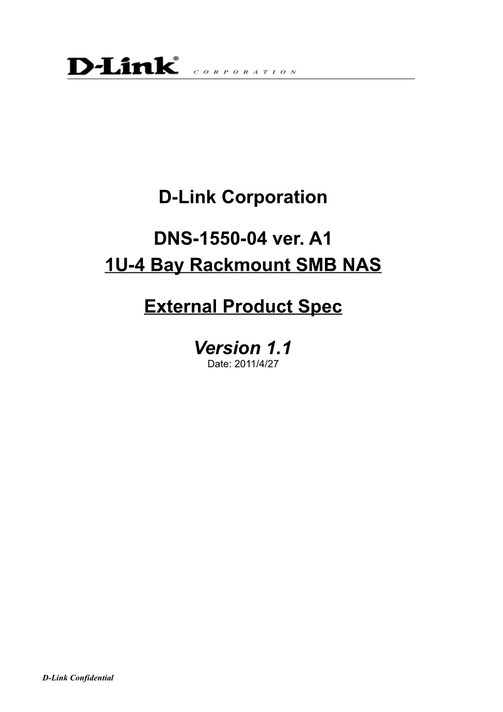 1U-4 Bay Rackmount SMB NAS