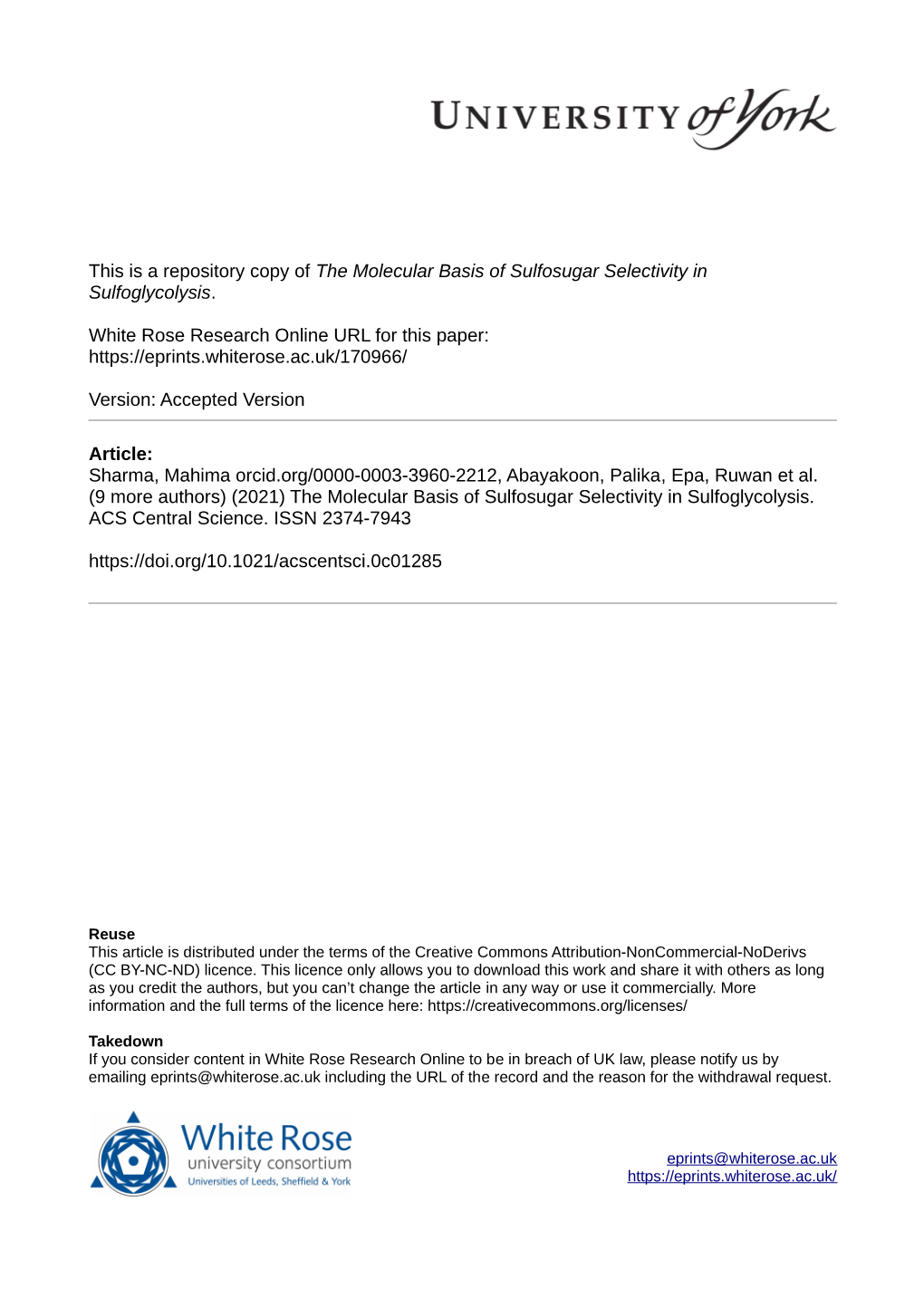 The Molecular Basis of Sulfosugar Selectivity in Sulfoglycolysis