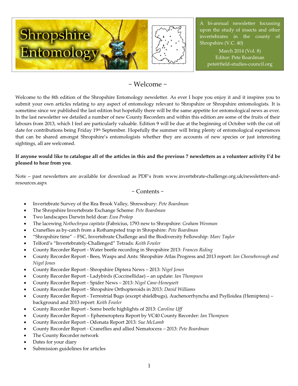 Shropshire-Entomology-Issue-8.Pdf