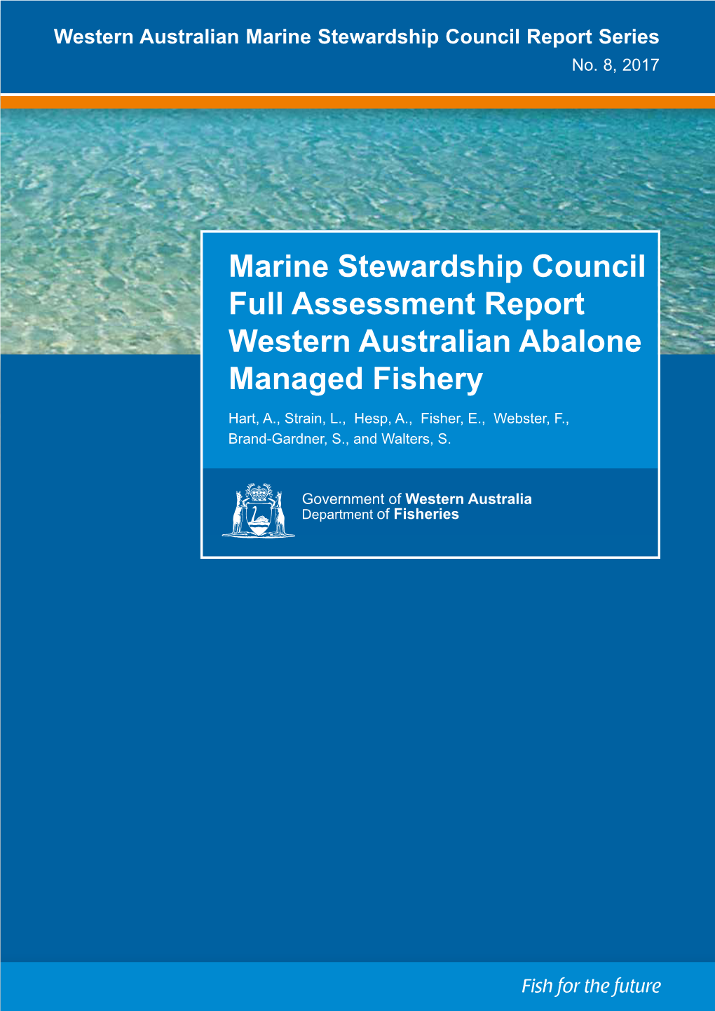 Marine Stewardship Council Full Assessment Report Western