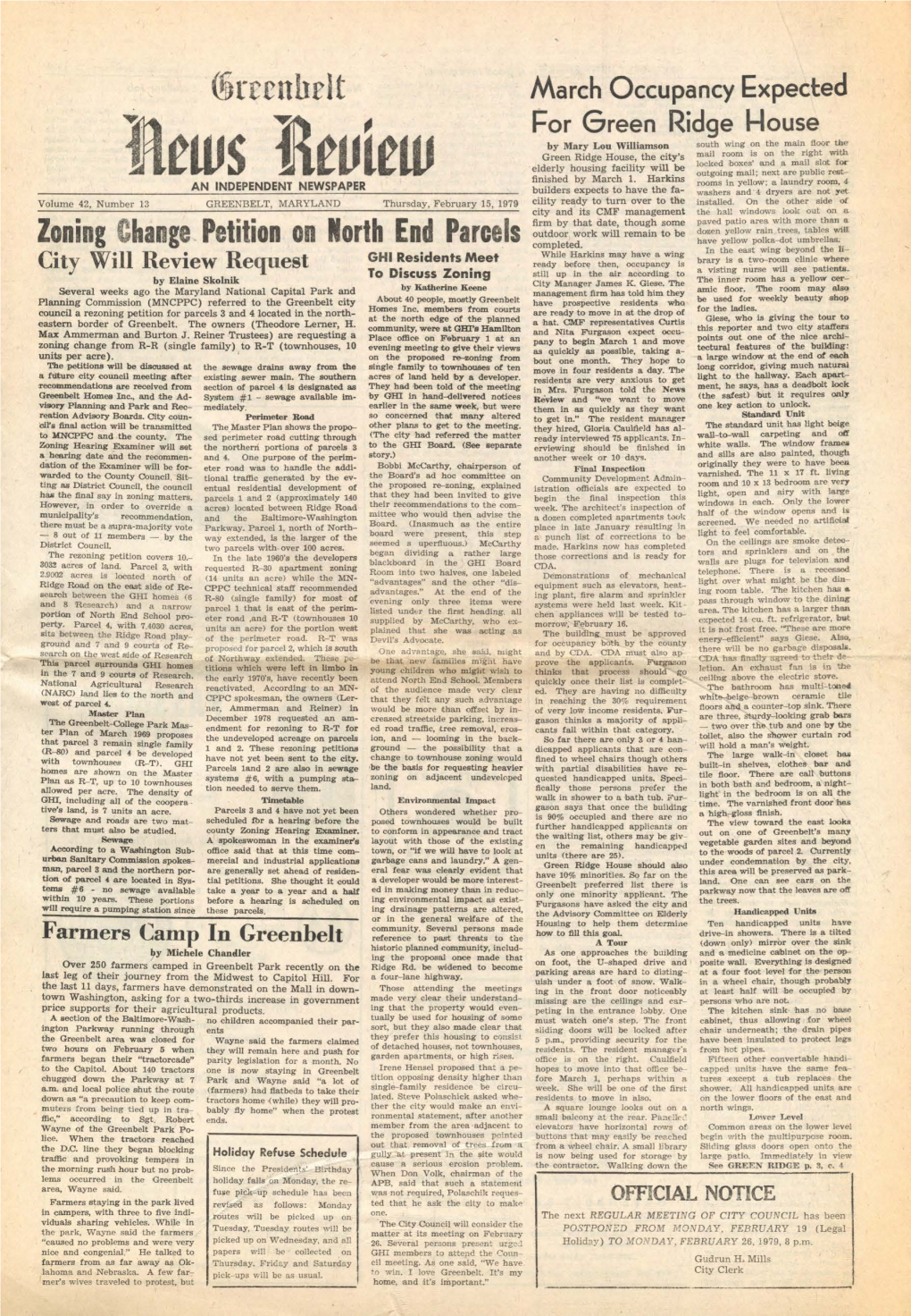 15 February 1979 Greenbelt News Review