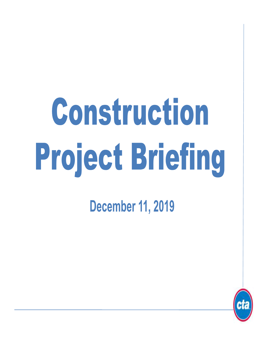 Construction Report
