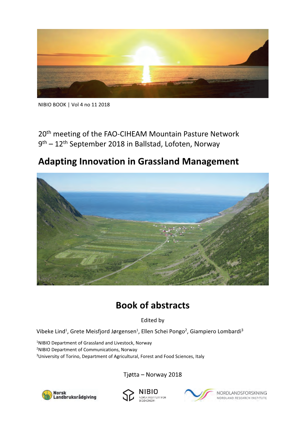 Adapting Innovation in Grassland Management Book of Abstracts