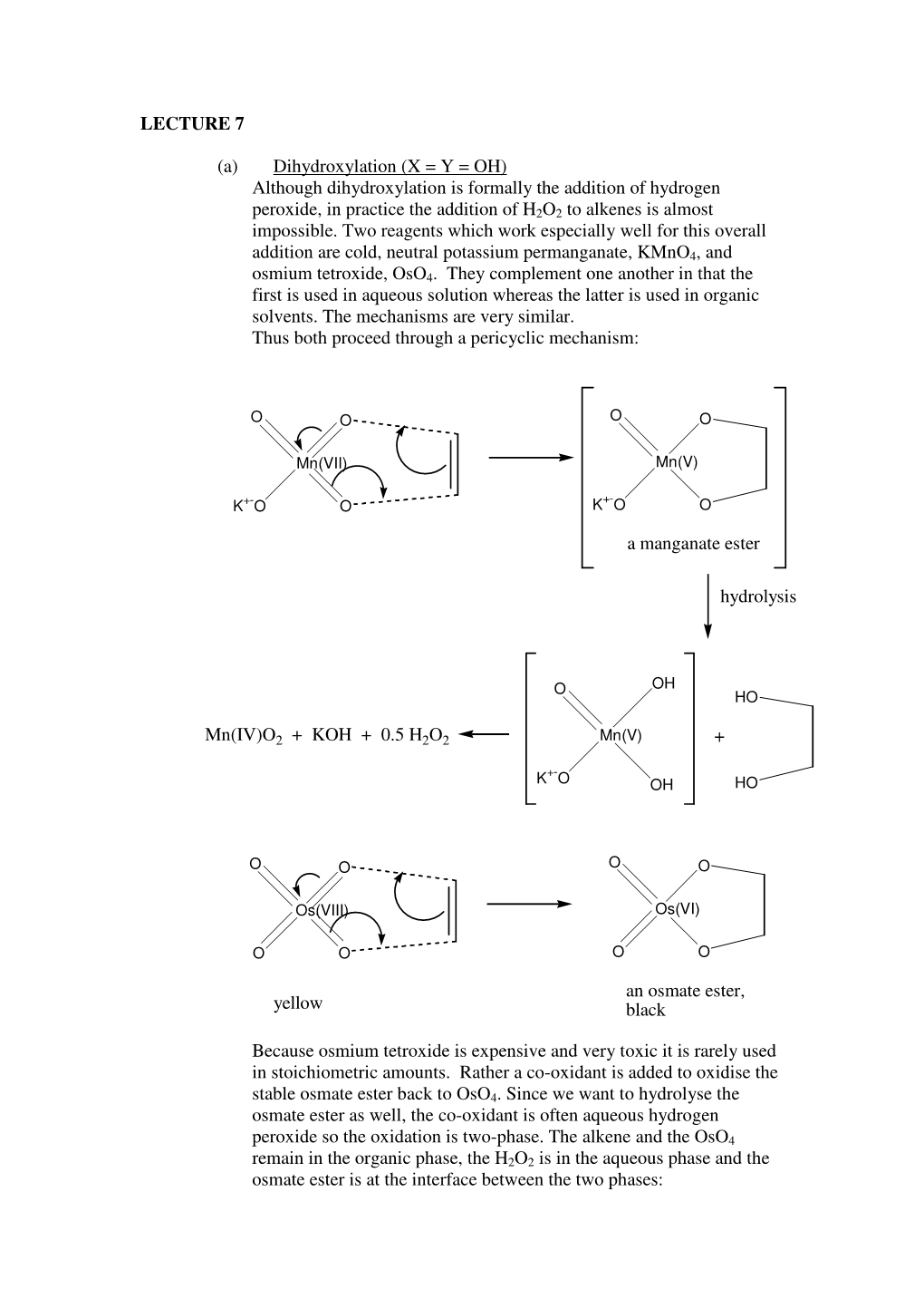 A Manganate Ester Hydrolysis Mn(IV)