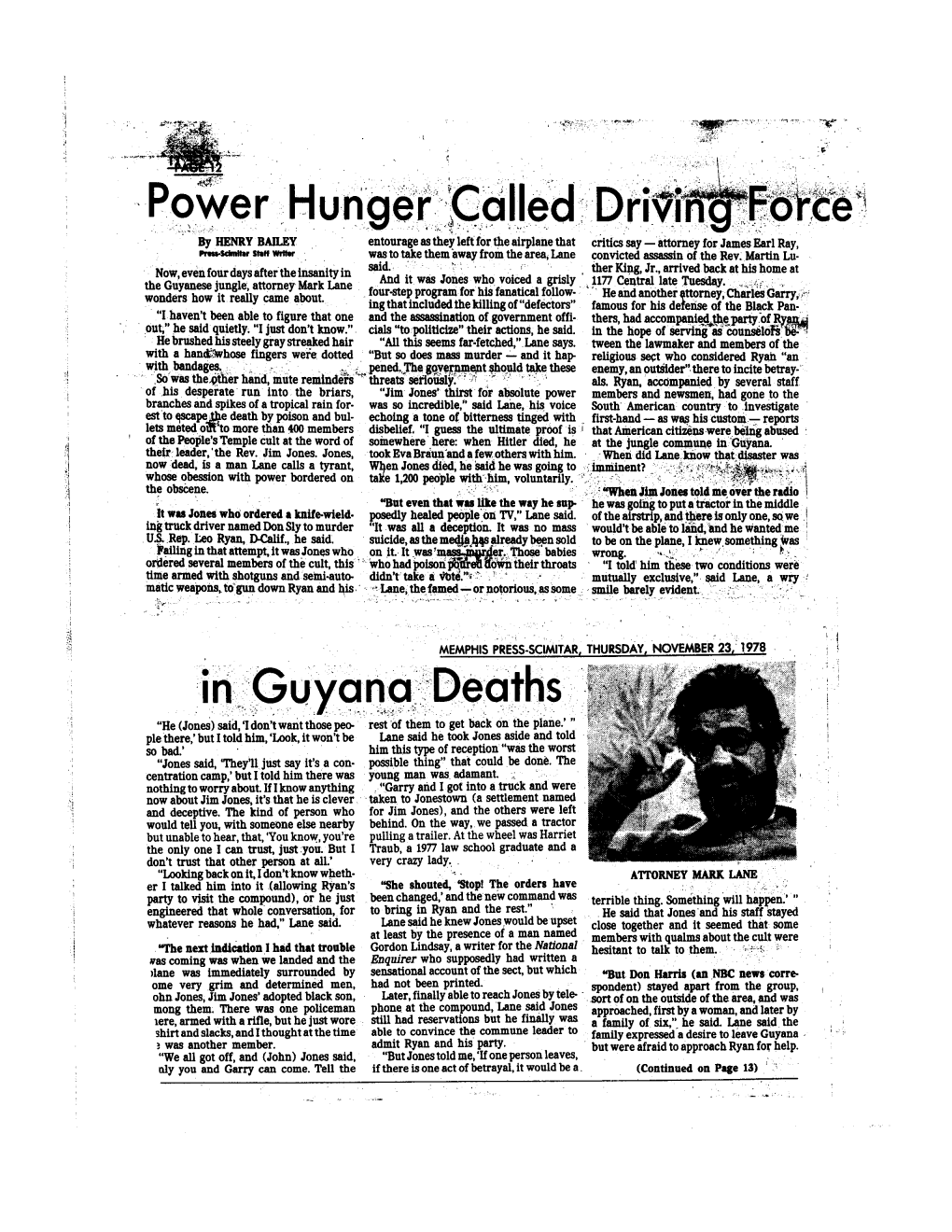 Power Hungercalled Drivin Nguyana Deaths