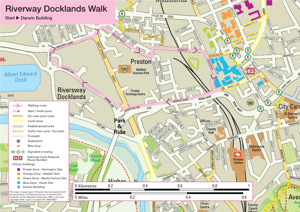 Riversway Docklands Walk Approx 2 Miles/30 Minutes