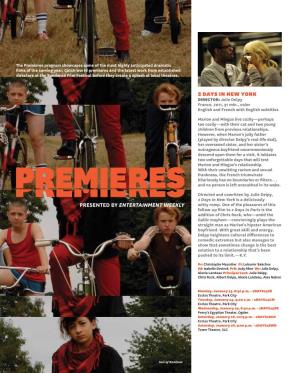 2 Days in NEW York PRESENTED by ENTERTAINMENT WEEKLY