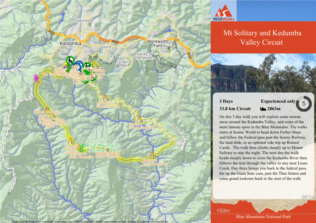 Mt Solitary and Kedumba Valley Circuit