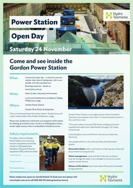 Open Day Power Station