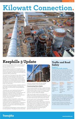 Keephills 3 Update