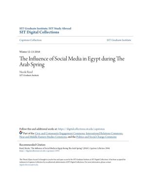 The Influence of Social Media in Egypt During the Arab Spring