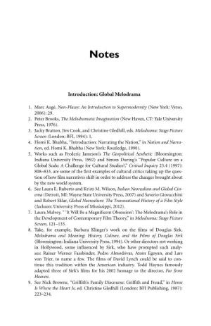 Introduction: Global Melodrama