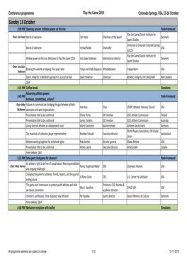 Kopi Af Play the Game 2019 Programme