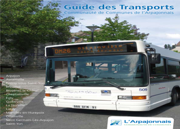 Guide Des Transports Communauté De Communes De L’Arpajonnais