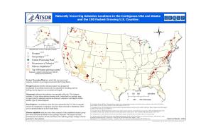 Naturally Occurring Asbestos Locations in the Contiguous USA and Alaska and the 100 Fastest Growing U.S
