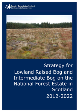 Strategy for Lowland Raised Bog and Intermediate Bog on the National