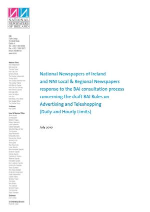 National Newspapers of Ireland and NNI Local & Regional Newspapers