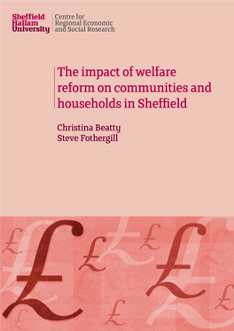 The Impact of Welfare Reform on Communities and Households in Sheffield