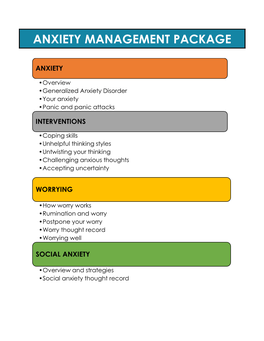 Anxiety Management Package