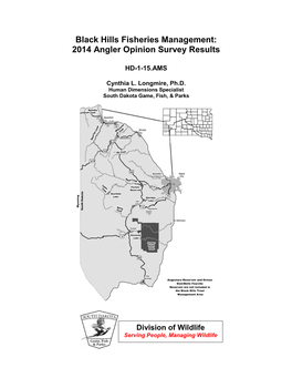 Black Hills Fisheries Management: 2014 Angler Opinion Survey Results