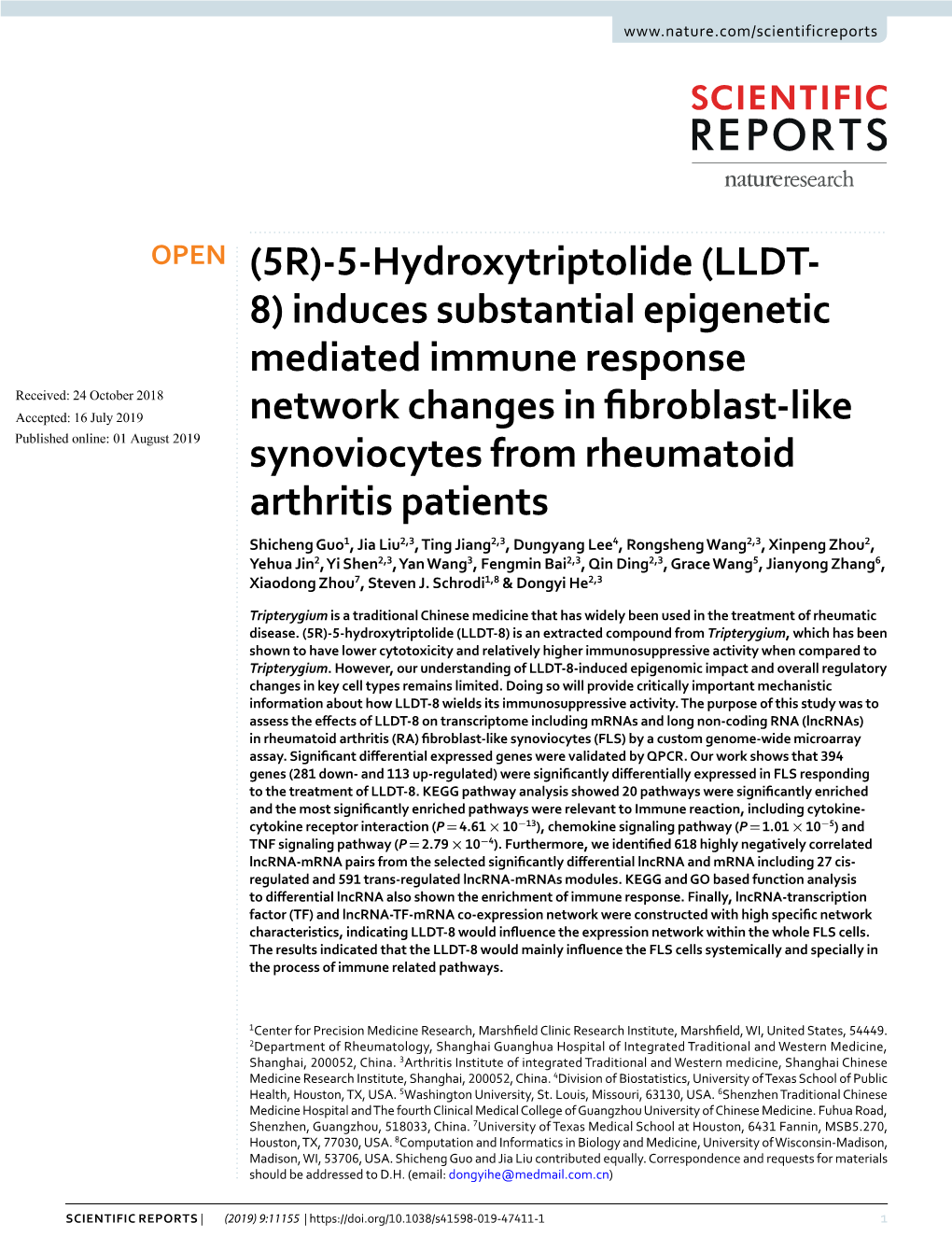 5R)-5-Hydroxytriptolide (LLDT-8