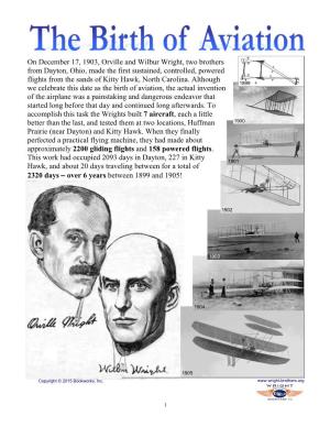 On December 17, 1903, Orville and Wilbur Wright, Two Brothers From
