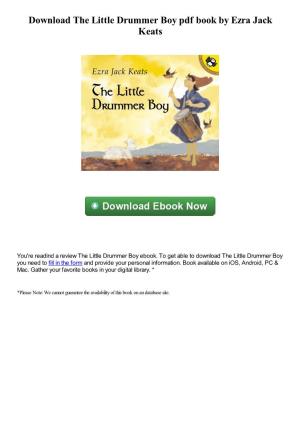 Download the Little Drummer Boy Pdf Book by Ezra Jack Keats