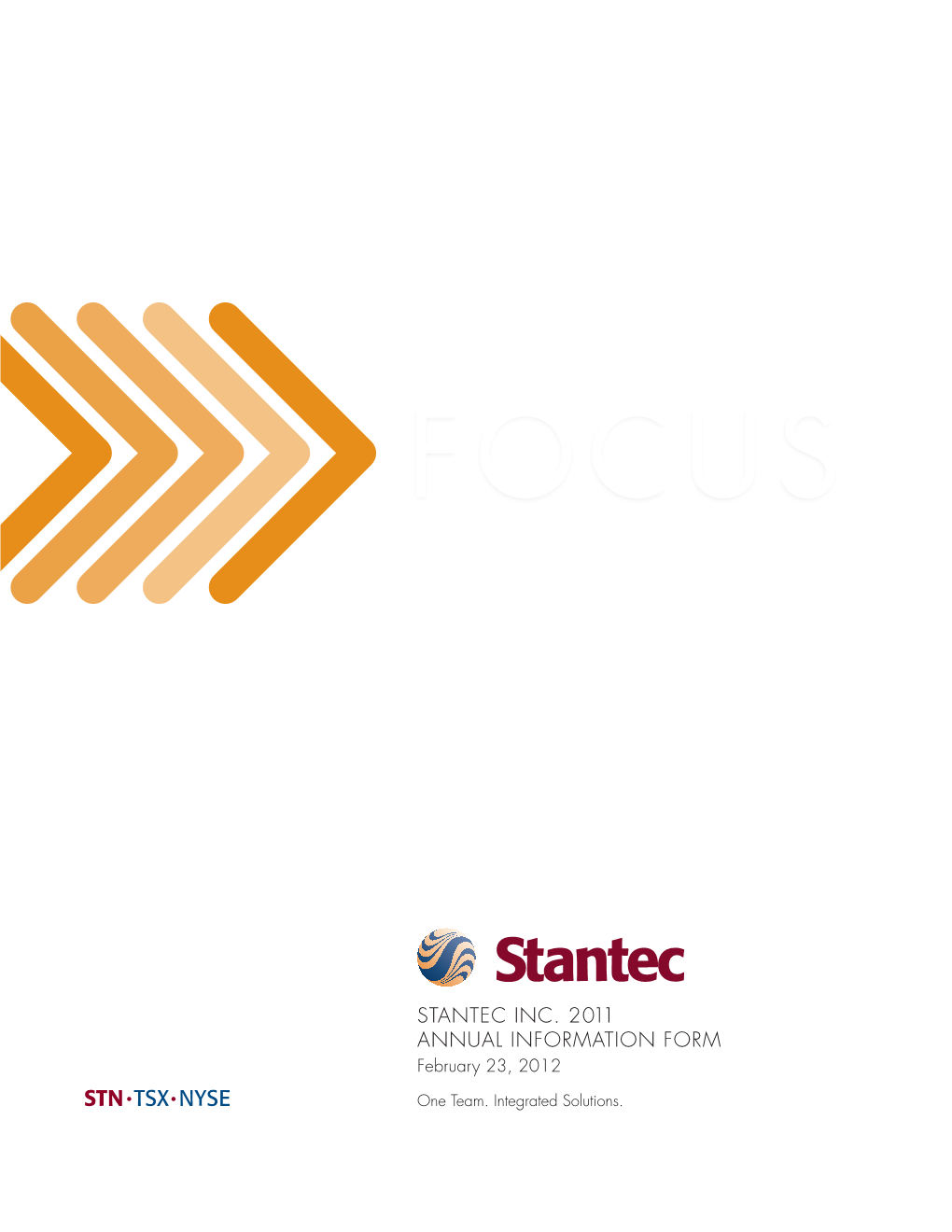 STANTEC INC. 2011 ANNUAL INFORMATION FORM February 23, 2012