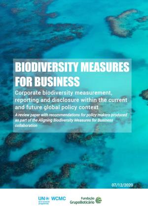 Pressure to Disclose Their Biodiversity Impacts And