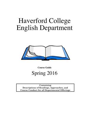 Haverford College English Department