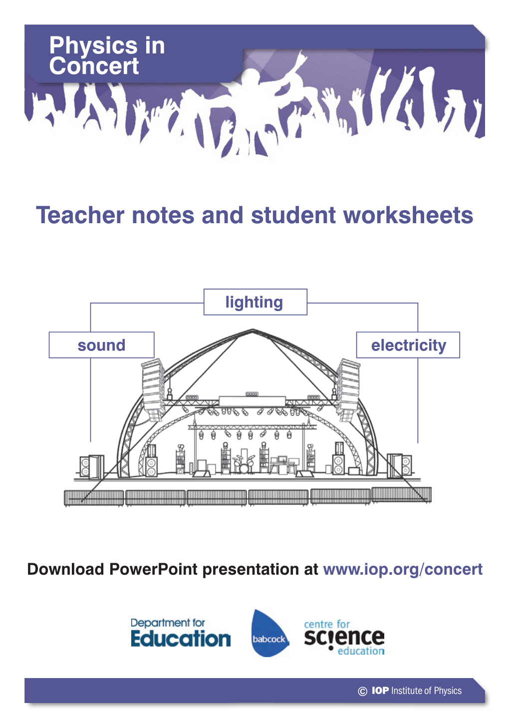 Physics in Concert Teacher Notes and Student Worksheets