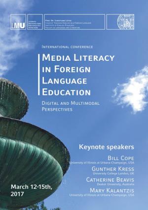 Media Literacy in Foreign Language Education Digital and Multimodal Perspectives