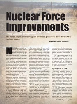 The Force Improvement Program Promises Grassroots Fixes For