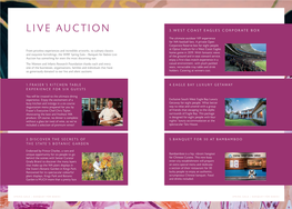 Live Auction Prizes Here