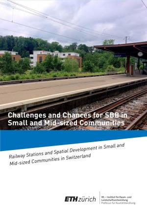 Challenges and Chances for SBB in Small and Mid-Sized Communities