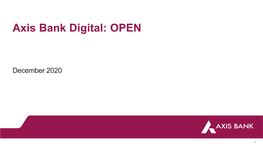 Axis Bank Digital: OPEN