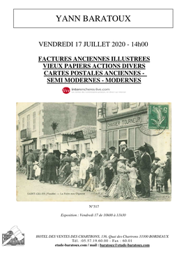 Catalogue Cpa Juillet