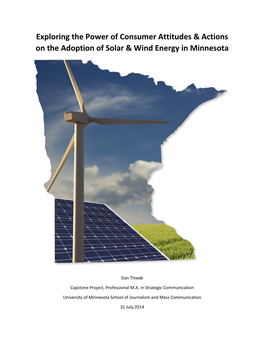 Consumer Attitudes & Actions on Solar & Wind in MN