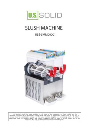 Slush Machine Uss-Smm00001