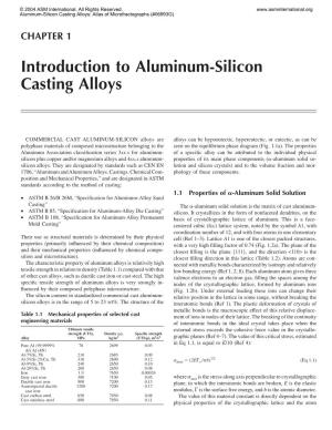 ASM Aluminum-Silicon