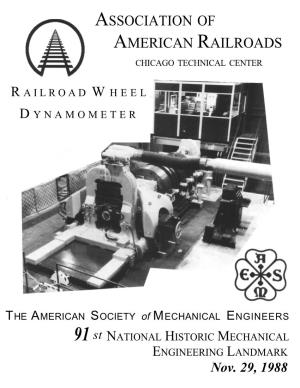 Association of American Railroads Chicago Technical Center